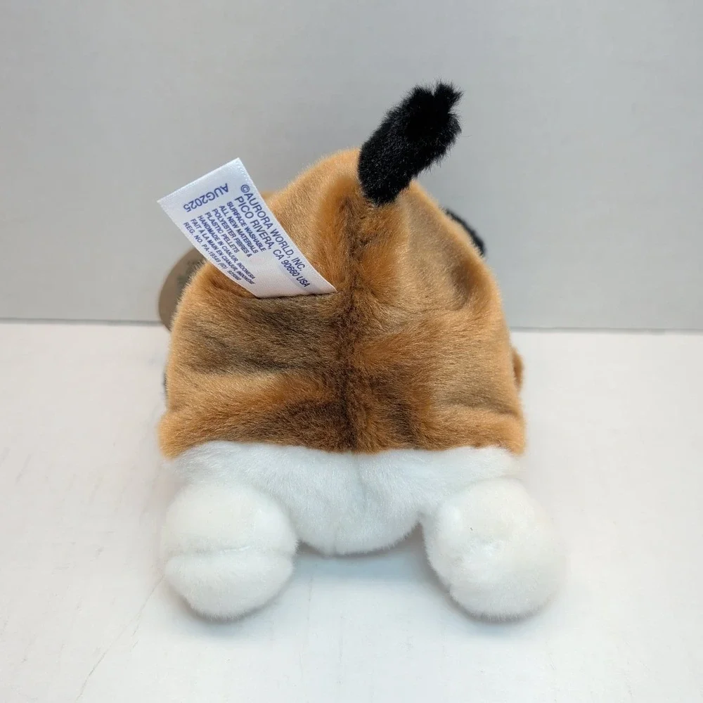 Aurora Palm Pals Plush Bundle Peebs Calico Cat Marty Moose Ladybug Set of 3